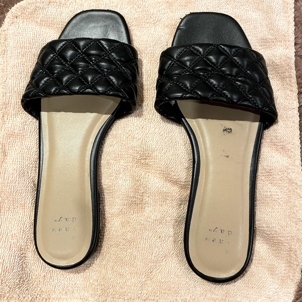 Black sandals